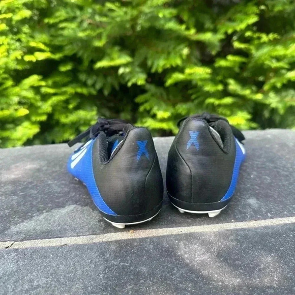 adidas J Soccer Cleats, Boy/Girl, Blue, Size 3 - Picture 5 of 6